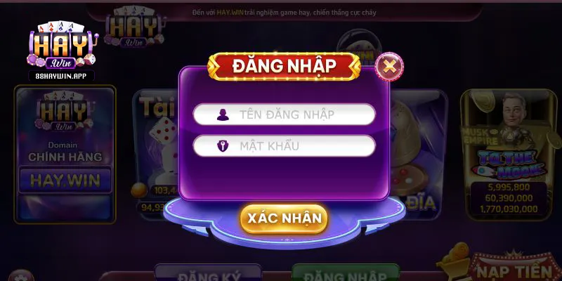 Hướng dẫn tham gia cổng game Haywin