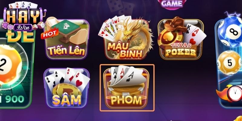 Game bài Phỏm – Ván đấu nhanh, cần quan sát tinh tế
