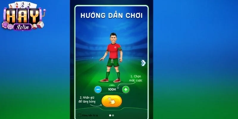 Nhấn giữ và thả đúng thời điểm để điều khiển bóng