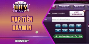 Nạp Tiền Haywin Dễ Thao Tác Tiện Lợi Liền Mạch Tối Ưu