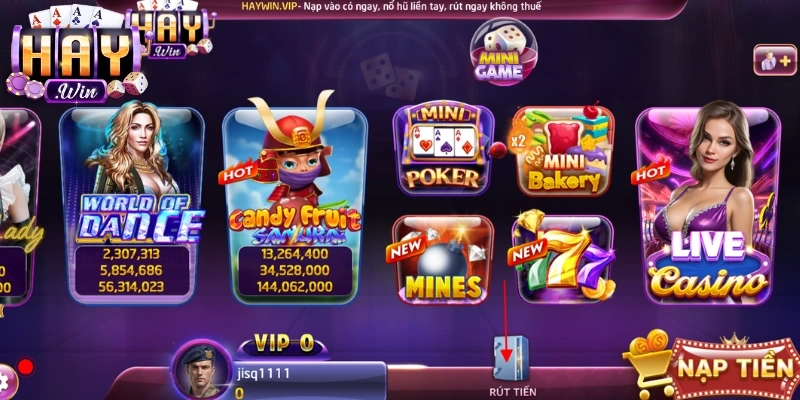 Rút tiền Haywin tiện lợi, nhanh chóng, an toàn