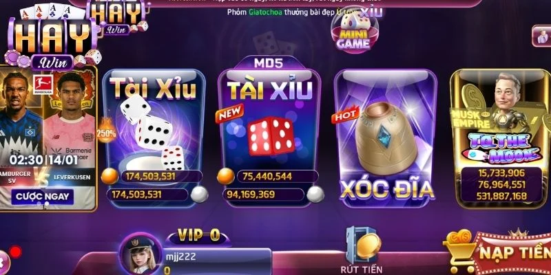 Chơi Tài Xỉu Haywin với cơ chế minh bạch, rõ ràng